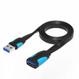 Vention Flat USB 3.0 Extension Cable 0.5M/1.5M/2M/3M - Industry Grade