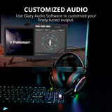 Tronsmart Glary Professional Gaming Headset with 7.1 Virtual Surround Sound and Noise Cancellation