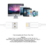 Lightning to USB A Cable for iPhone 12 Pro 11 Pro iPad 1.2M White Black