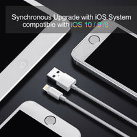 Lightning to USB A Cable for iPhone 12 Pro 11 Pro iPad 1.2M White Black