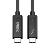 CHOETECH Thunderbolt 3 Certified Cable Active 40Gbps/100W Support 6K XDR Display