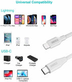 Choetech USB-C to Lightning Cable (2m) for iPhone 12, iPhone 12 mini, iPhone 12 Pro, iPhone 12 Pro Max