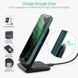 CHOETECH 15W/10W/7.5W Wireless Charger with QC 3.0 Adapter for iPhone and Samsung phones