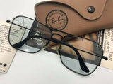 Ray Ban Caravan Black Vintage Bausch and Lomb Edition 58mm Sunglasses Very Rare!