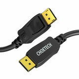 Choetech 2M DisplayPort Cable DP 1.4 Cable 8K 4K Display Port Adapter For TV LCD