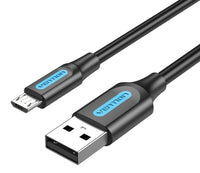 Vention 0.25m USB 2.0 A Male to Micro USB Male Charging Cable for phones