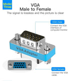 Premium VGA Adapter Coupler 15 Pin Male to Male/Male to Female/Female to Female