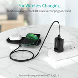 CHOETECH 18W USB A Wall Charger Quick Charge 3.0 Wall Charger Adapter QC 3.0