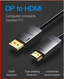 Vention 1.5M 4K UHD DP to HDMI Cable Male to Male Displayport to HDMI Video Cable