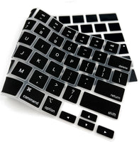 Flaretech Keyboard Cover for MacBook Pro 14 Inch/16 Inch 2021 Model A2442 and A2485 (M1 Pro/Max) - Black