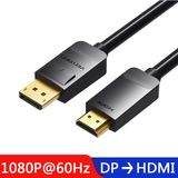 Vention 1.5M 4K UHD DP to HDMI Cable Male to Male Displayport to HDMI Video Cable