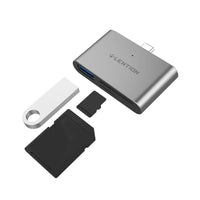 Lention USB-C TO USB3.0+SD & TF for New iPad Pro, New Macbook Air/Pro and Phones