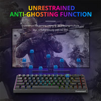 Tronsmart Full RGB Wireless Mechanical Keyboard for Pro Gaming PC MAC