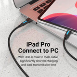 Vention USB 2.0 Male to USB-C Female Adapter Black