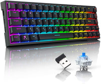 Tronsmart Full RGB Wireless Mechanical Keyboard for Pro Gaming PC MAC