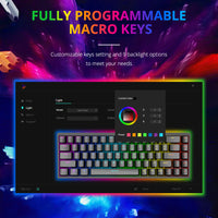 Tronsmart Full RGB Wireless Mechanical Keyboard for Pro Gaming PC MAC