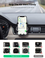 UGREEN Car Phone Holder Air Vent Mount Gravity Auto Clamp Retractable Cradle Clip Compatible for iPhone , Samsung etc