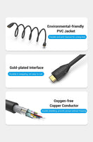 Vention 1m Mini HDMI to HDMI Extension Cable for Cameras, TVs etc - 4K Compatible