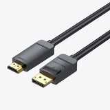 Vention 4K DisplayPort to HDMI Cable - DP to HDMI - Black - 1.5M