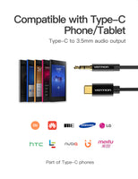 Vention USB Type C to 3.5mm Audio Cable - 1.5M