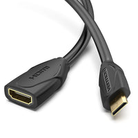 Vention 1m Mini HDMI to HDMI Extension Cable for Cameras, TVs etc - 4K Compatible