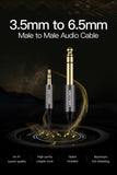 3.5mm to 6.5mm Audio cable - Industry Grade - Gold Plated Connectors