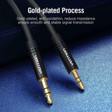 2.5mm Male to 3.5mm Male Record Car AUX Audio Cord Headphone Connect Cable