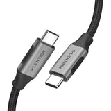 LENTION USB C 3.1 Gen 2 1M Cable, 100W Charging+10Gbps Data+4K/60Hz Video Braided Cord for 2020-2016 MacBook Pro, New iPad Pro/Mac Air/Surface, Samsung