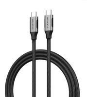 LENTION USB C 3.1 Gen 2 1M Cable, 100W Charging+10Gbps Data+4K/60Hz Video Braided Cord for 2020-2016 MacBook Pro, New iPad Pro/Mac Air/Surface, Samsung