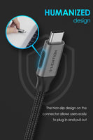 LENTION USB C 3.1 Gen 2 1M Cable, 100W Charging+10Gbps Data+4K/60Hz Video Braided Cord for 2020-2016 MacBook Pro, New iPad Pro/Mac Air/Surface, Samsung