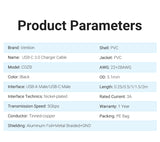 Vention USB 3.0 A Male to C Male Cable - 0.25M 0.5M 1M 1.5M 2M