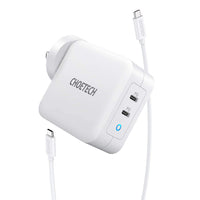 CHOETECH 100W USB C Charger Dual Port Wall Charger Adapter for New Macbook Pro 14 2021 96W MacBook Pro 13, MacBook Air 13 etc