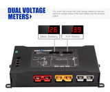 DC to DC Smart Hub for Dual Battery System for Wet Calcium AGM Gel LiFePO4 Batteries