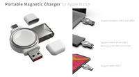 Flaretek Charger for Apple Watch MFi Certified Wireless Portable iWatch Magnetic Charging Dongle