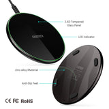 Choetech 15W Wireless Charging Pad with AU Adapter for iPhone Samsung etc