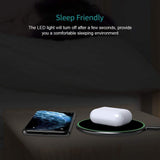 Choetech 15W Wireless Charging Pad with AU Adapter for iPhone Samsung etc