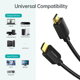 2M HDMI 2.1 Cable 8K Industrial Grade - Black