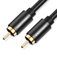 Vention RCA Cable, 1M 1.5M 2M RCA to RCA Coaxial Cable supports Dolby DTS Surround Sound