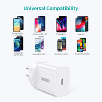 CHOETECH USB C Charger,20W PD Fast Charger with Power Delivery for iPhone 13 and 12 series, SE 2020 11 Pro Max XS Max XR X iPad Pro AirPods