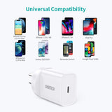 Choetech 20W USB-C Power Adapter for iPhone 13 and iPhone 12 series