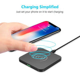 Choetech 10W Wireless Charger (2 Pack) for iPhone Samsung and other Qi enabled phone