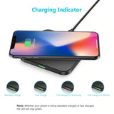 Choetech 10W Wireless Charger (2 Pack) for iPhone Samsung and other Qi enabled phone